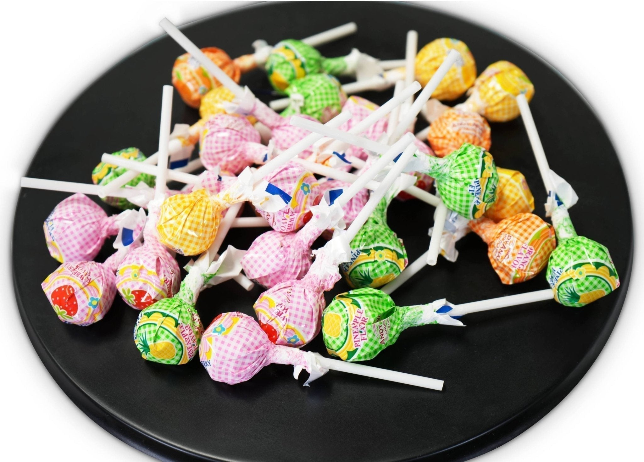 Andy Anand Sugar-Free Multivitamin Lollipops (29-31 ct, 8.8 oz) | Real Fruit Juice, Kids Multivitamin Pops | Local SoCal Bakery